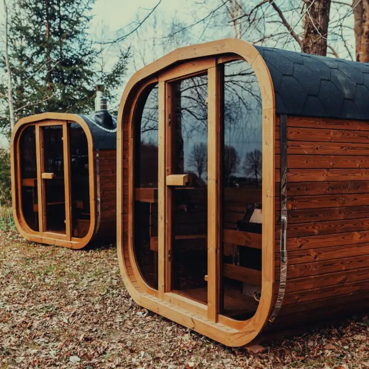 Mande MW16 ThermoWood Outdoor Sauna - My Luxury Home Spa
