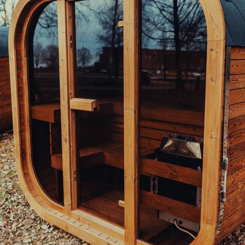 Mande MW16 ThermoWood Outdoor Sauna - My Luxury Home Spa