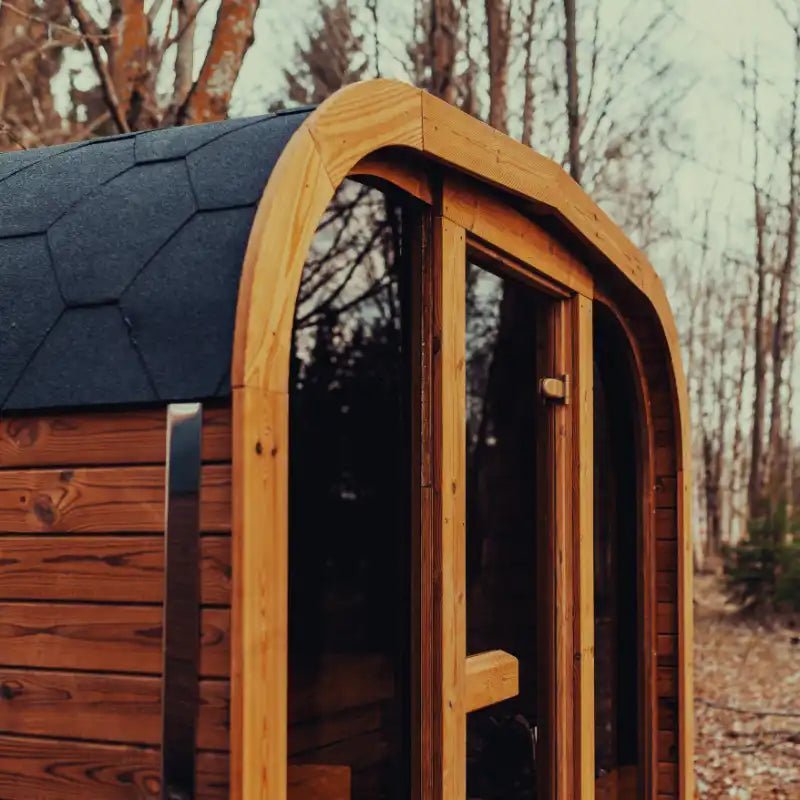 Mande MW16 ThermoWood Outdoor Sauna - My Luxury Home Spa