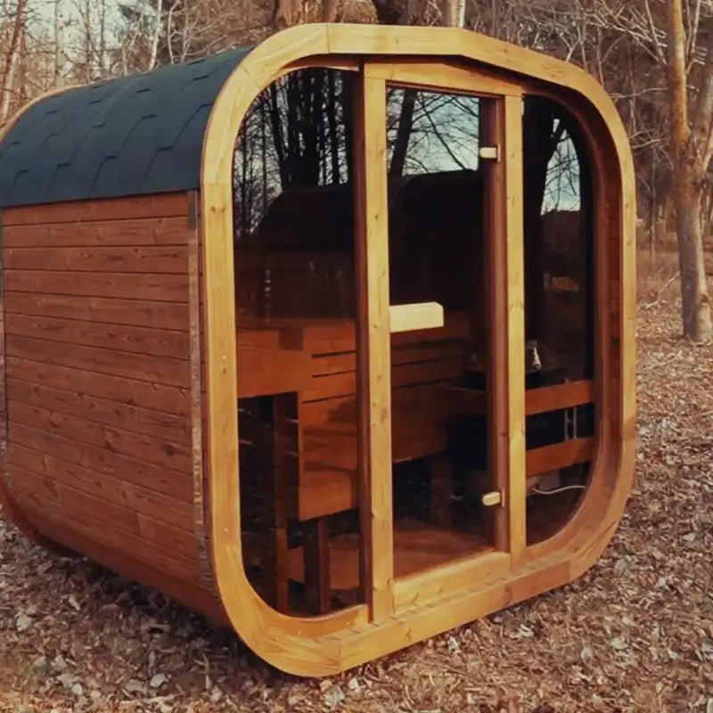 Mande MW16 ThermoWood Outdoor Sauna - My Luxury Home Spa