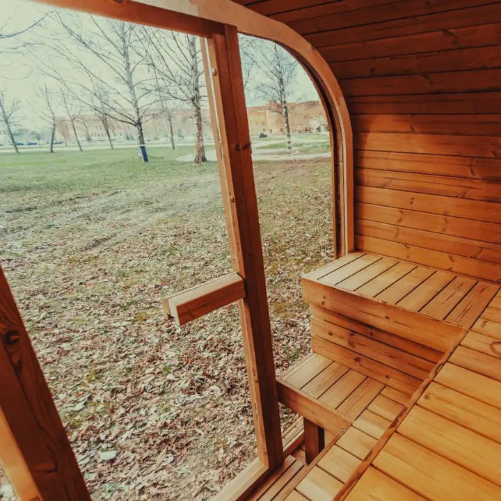 Mande MW16 ThermoWood Outdoor Sauna - My Luxury Home Spa