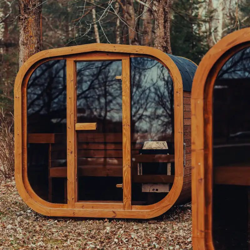 Mande MW16 ThermoWood Outdoor Sauna - My Luxury Home Spa