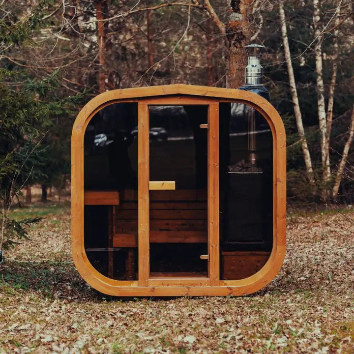 Mande MW20 ThermoWood Outdoor Sauna - My Luxury Home Spa