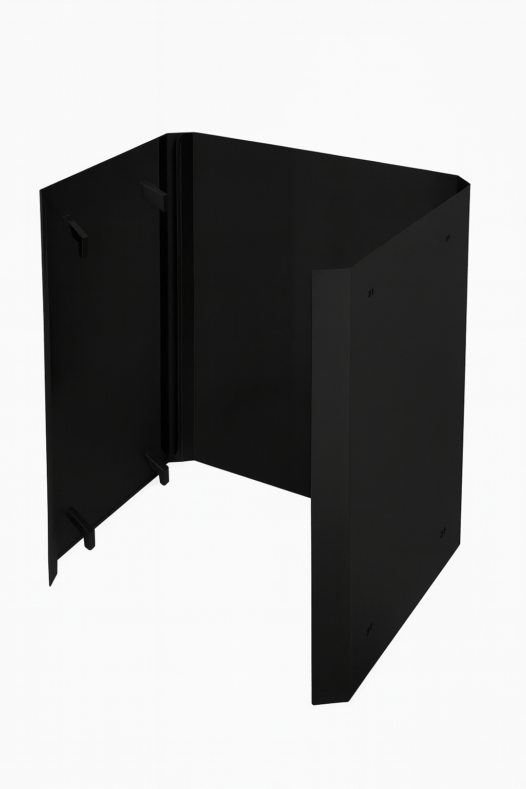 Narvi Kuru safety wall set in sleek black design for secure installation in various settings
