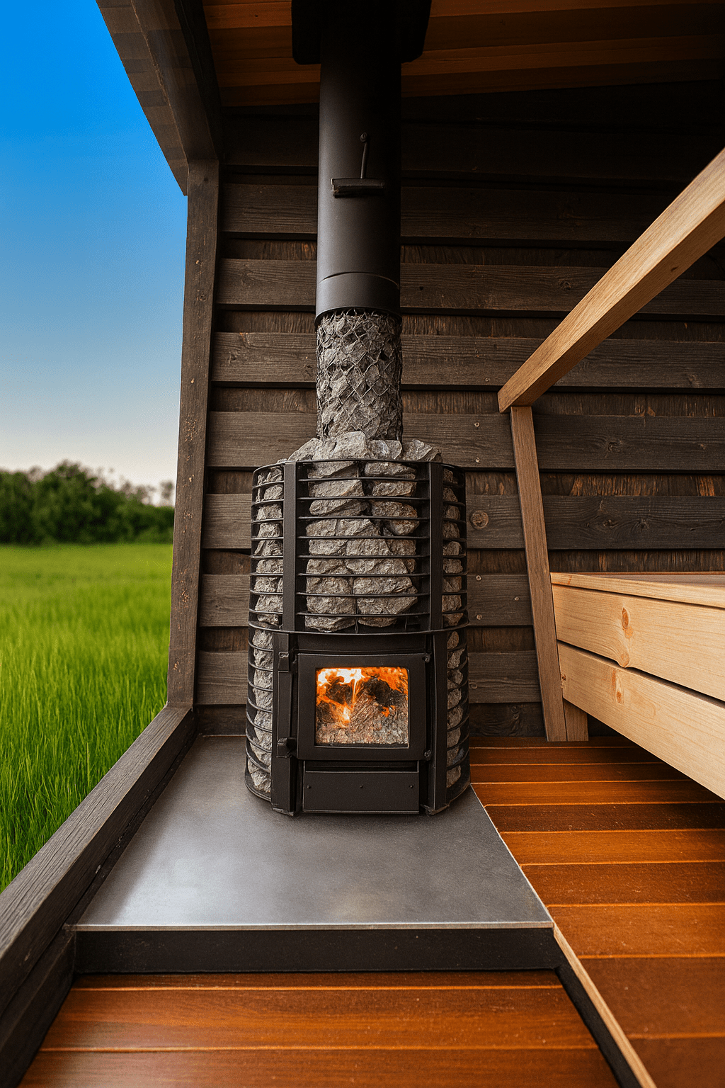 Narvi Inari And Inari Plus Wood - Burning Sauna Stoves - My Luxury Home Spa