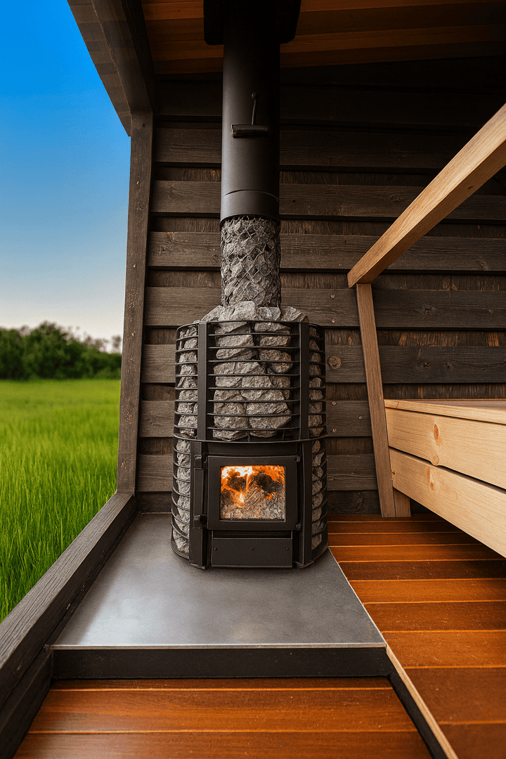 Narvi Inari And Inari Plus Wood - Burning Sauna Stoves - My Luxury Home Spa