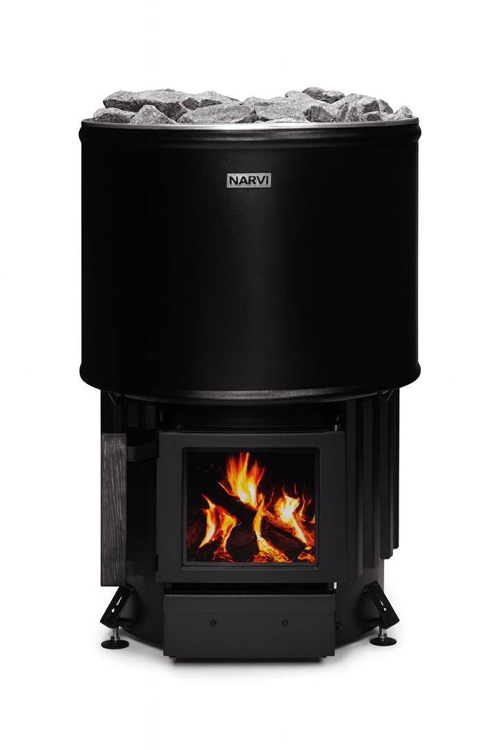 Narvi Luosto Wood - Burning Sauna Stove - My Luxury Home Spa