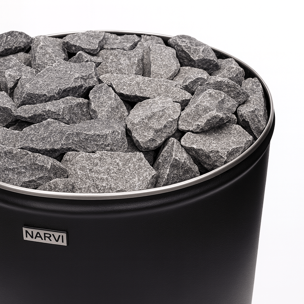 Narvi Luosto Wood - Burning Sauna Stove - My Luxury Home Spa