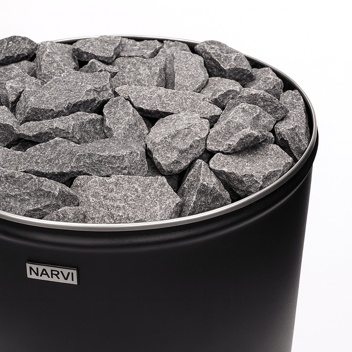 Narvi Luosto Wood - Burning Sauna Stove - My Luxury Home Spa