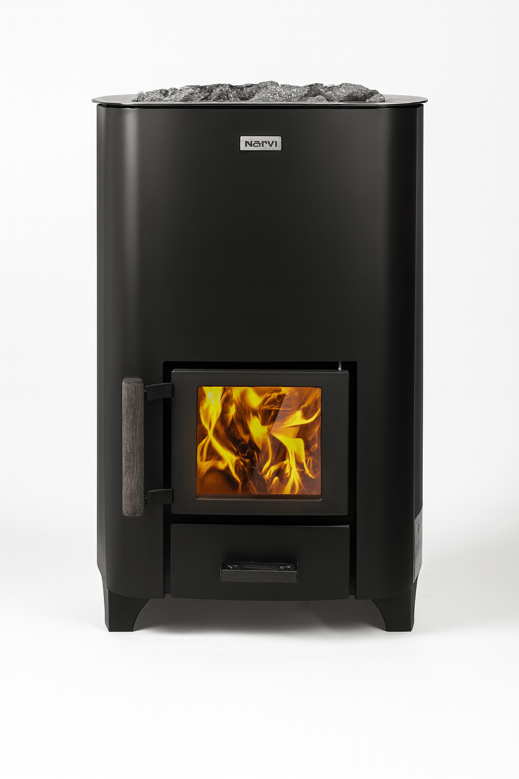 Narvi NC Black Wood - Burning Sauna Stoves - My Luxury Home Spa