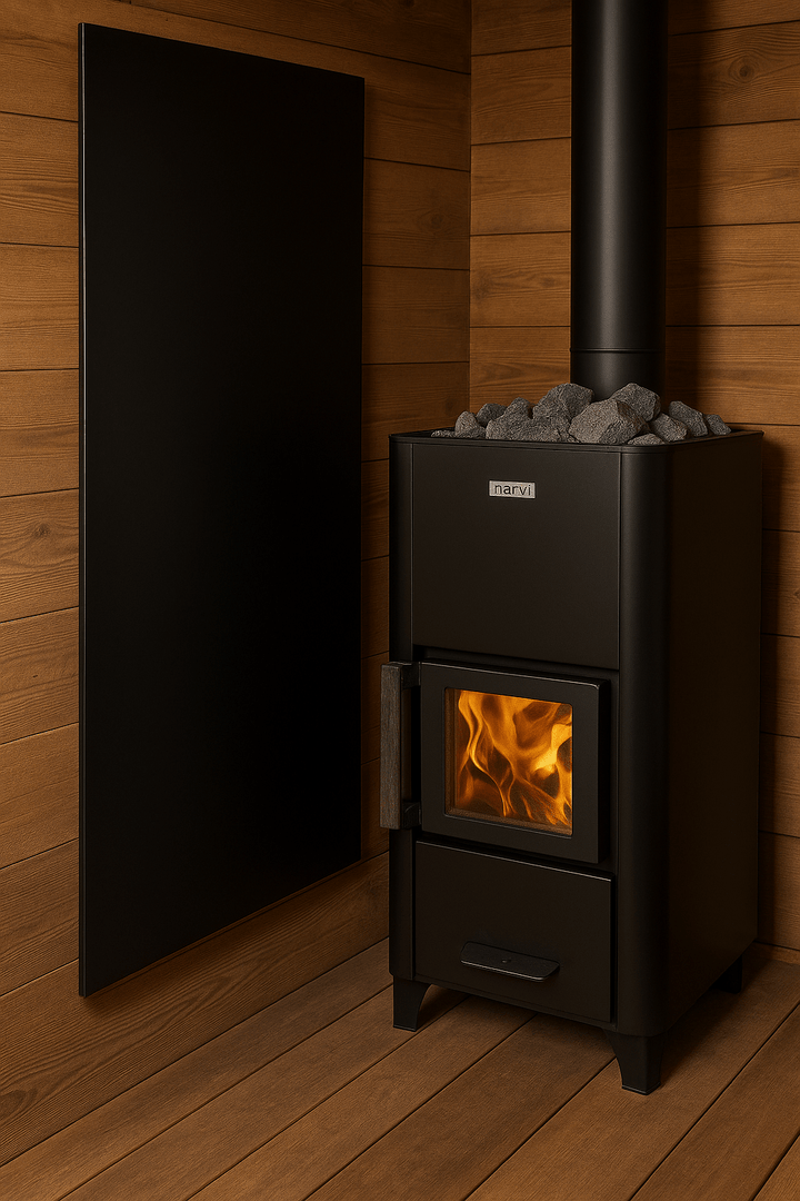 Narvi Protective Wall Sauna Heat Shield - My Luxury Home Spa