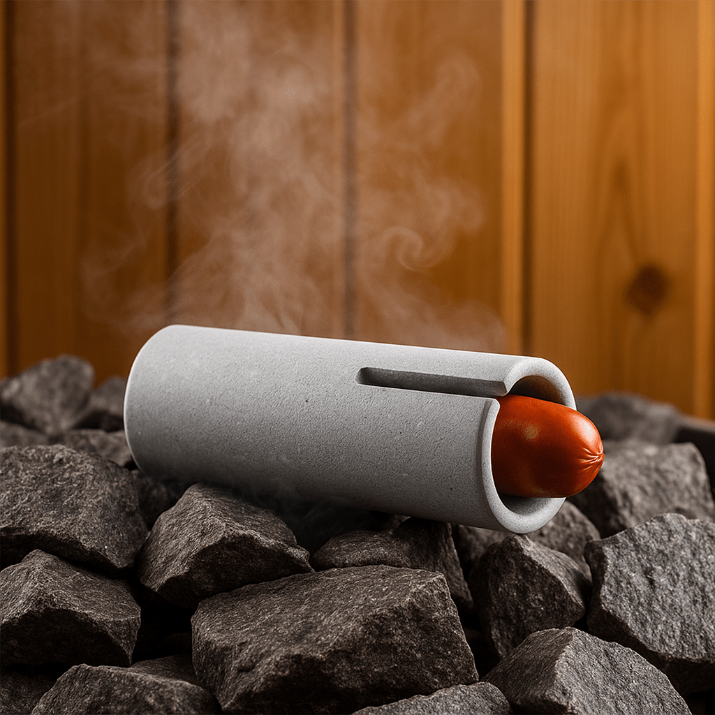 Hukka Makkaraputki Finnish Soapstone Sauna Sausage Cooker - My Luxury Home Spa