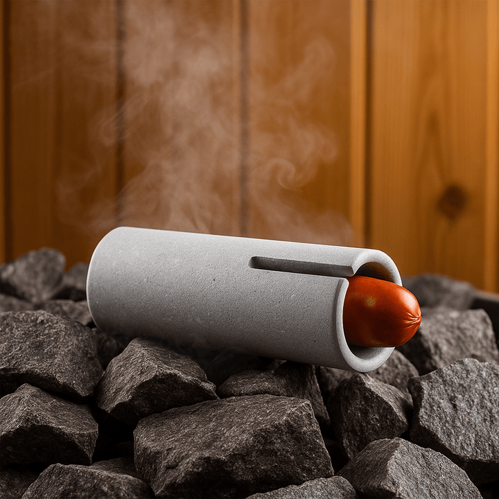 Hukka Makkaraputki Finnish Soapstone Sauna Sausage Cooker - My Luxury Home Spa