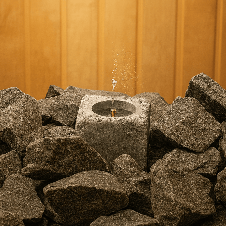 Hukka SaunaSimo Authentic Finnish Carelian Soapstone Sauna Accessory - My Luxury Home Spa