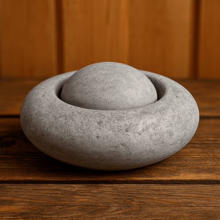 Hukka Kamu Authentic Finnish Soapstone Sauna Accessory - My Luxury Home Spa