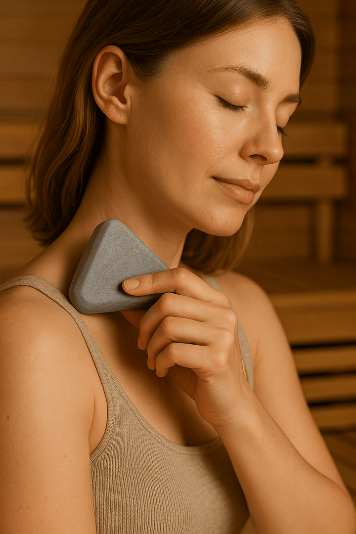 Hukka Enjoy Finnish Soapstone Sauna Massage Stone - My Luxury Home Spa