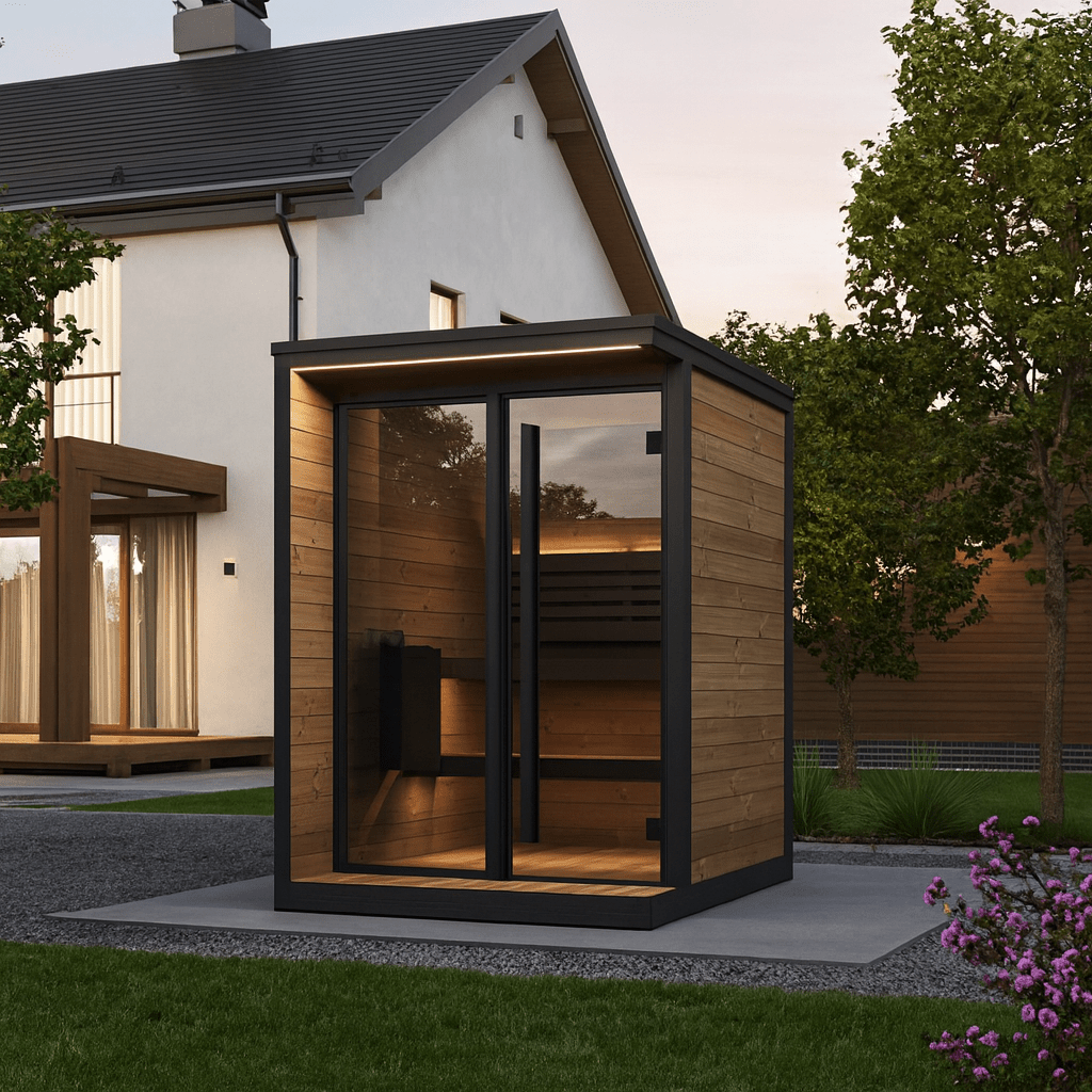 SaunaLife Model GL4 Garden Series Outdoor Home Sauna Kit - My Luxury Home Spa
