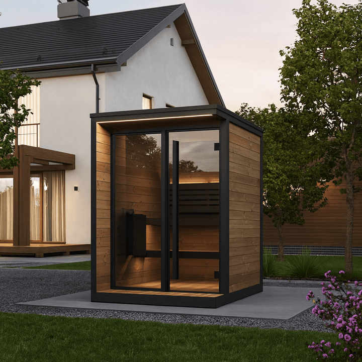 SaunaLife Model GL4 Garden Series Outdoor Home Sauna Kit - My Luxury Home Spa