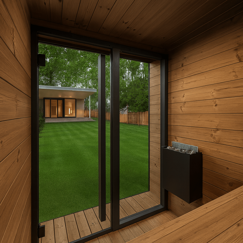 SaunaLife Model GL4 Garden Series Outdoor Home Sauna Kit - My Luxury Home Spa