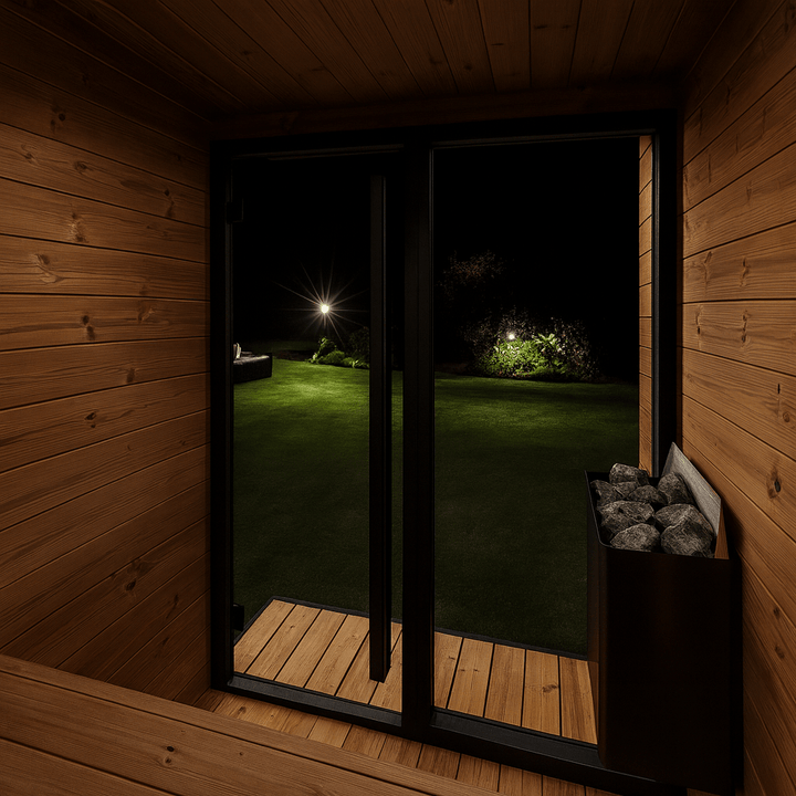 SaunaLife Model GL4 Garden Series Outdoor Home Sauna Kit - My Luxury Home Spa