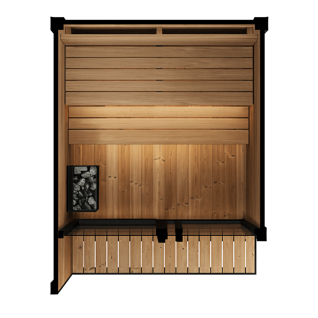 SaunaLife Model GL4 Garden Series Outdoor Home Sauna Kit - My Luxury Home Spa