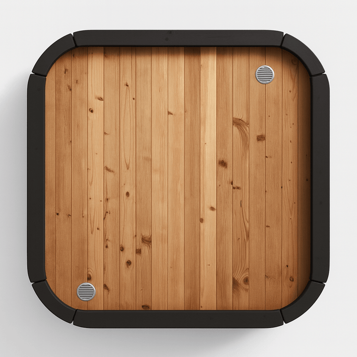 Traditional outdoor home sauna kit with a sleek wooden interior and durable design for relaxation