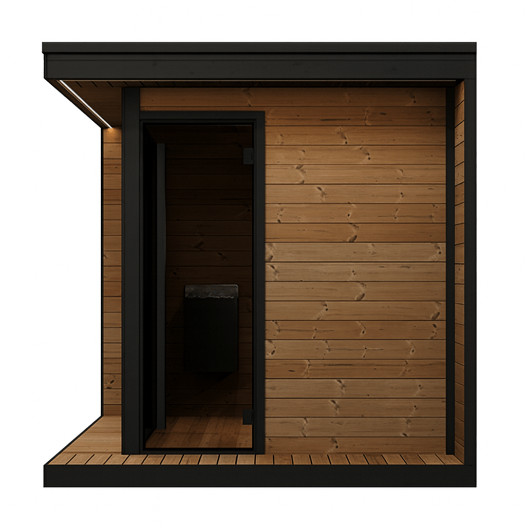 SaunaLife GL6 Garden Luxury Series Outdoor Sauna Kit - My Luxury Home Spa
