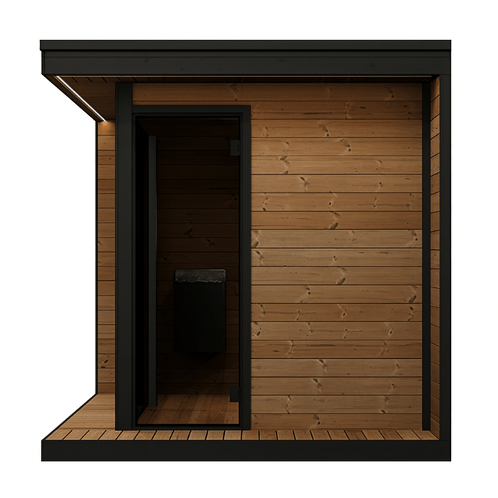 SaunaLife GL6 Garden Luxury Series Outdoor Sauna Kit - My Luxury Home Spa