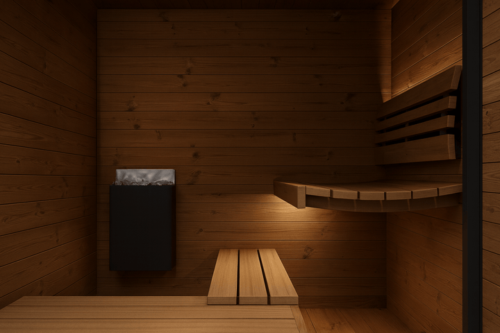 SaunaLife GL6 Garden Luxury Series Outdoor Sauna Kit - My Luxury Home Spa