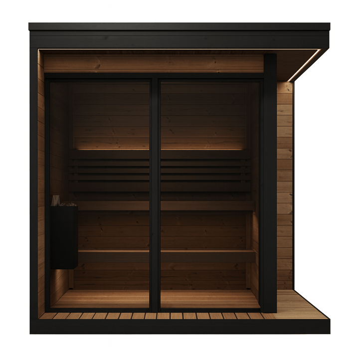 SaunaLife GL6 Garden Luxury Series Outdoor Sauna Kit - My Luxury Home Spa