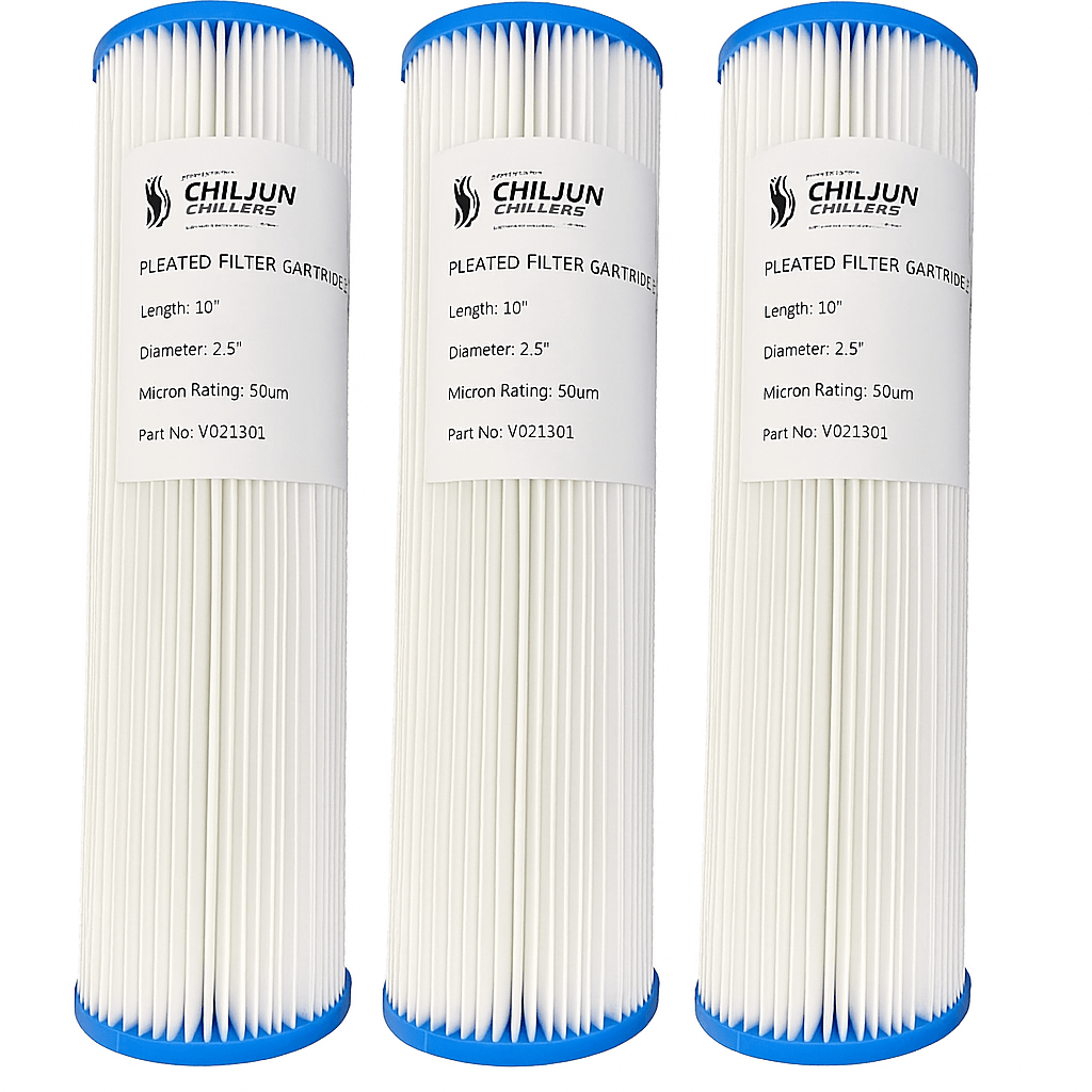 Penguin Chillers filter cartridges, pleated design for efficient water filtration and easy replacement