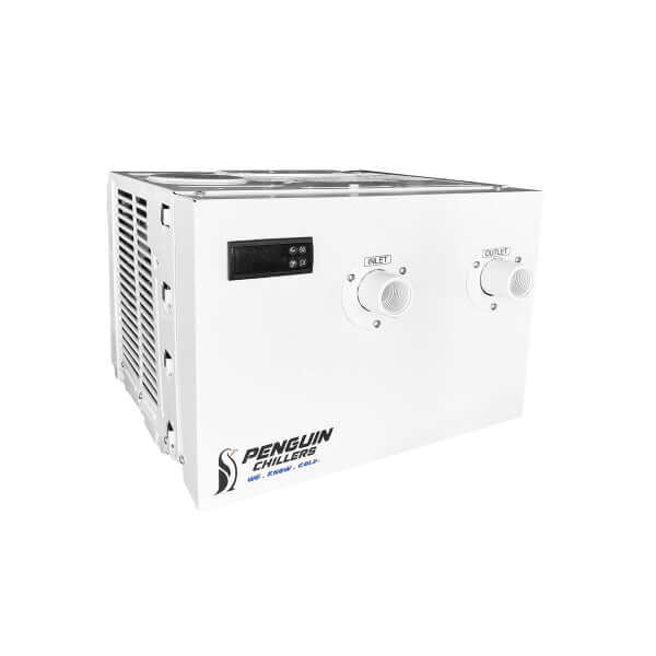 Penguin Chillers Home Spa Water Chiller with Digital Control and Inlet Outlet Connections