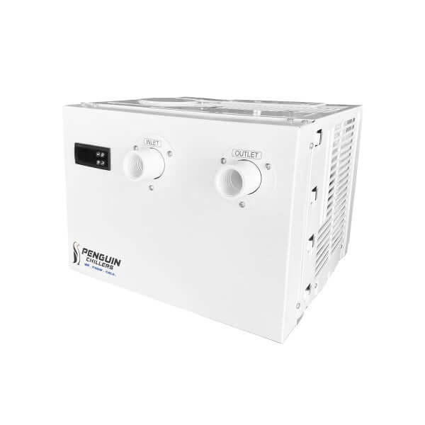 Penguin Chillers Stainless Steel Water Chiller with Dual Outlet for Efficient Cooling