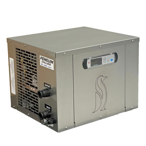 Penguin Chillers Luxury Barrel Chiller with Stainless Steel Finish and Digital Display for Efficient Cooling