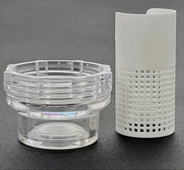 Luxury barrel chiller by Penguin Chillers with a clear design and removable filter for optimal cooling