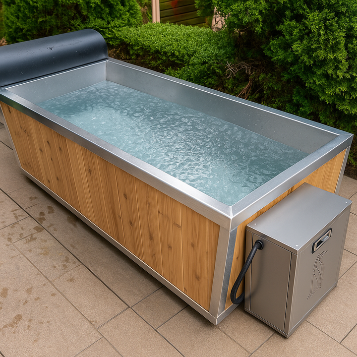 Leisurecraft Polar Plunge Tub for sale with sleek design and stainless steel finish, ideal for cold therapy
