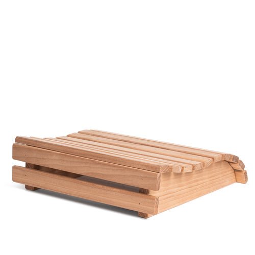 PROSAUNAS Contoured Wood Sauna Headrest - My Luxury Home Spa