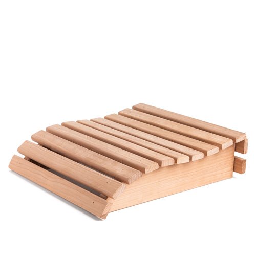 PROSAUNAS Contoured Wood Sauna Headrest - My Luxury Home Spa