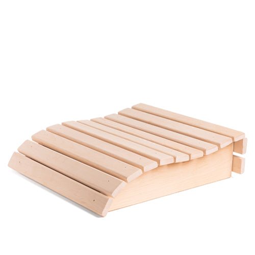PROSAUNAS Contoured Wood Sauna Headrest - My Luxury Home Spa