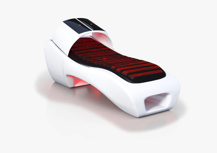Vacuactivus red light therapy bed for home with sleek design and comfortable surface