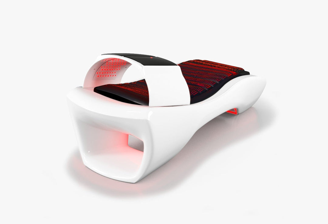 Vacuactivus red light therapy bed for home featuring sleek design and effective light treatment