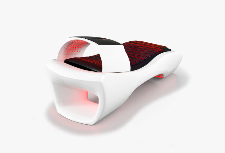 Vacuactivus red light therapy bed for home featuring sleek design and effective light treatment