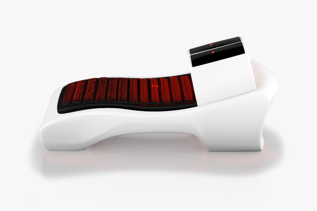 Vacuactivus red light therapy bed for home with sleek design and optimal LED placement for effective treatment