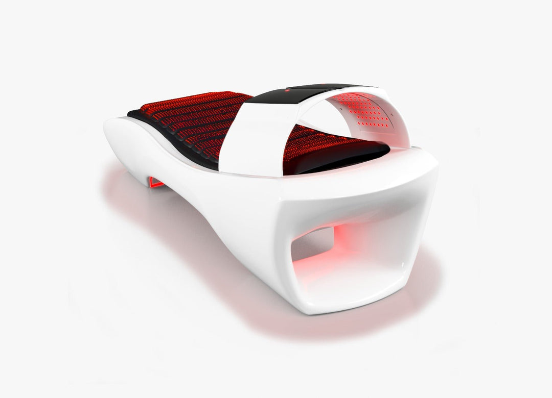 Vacuactivus red light therapy bed for home with a sleek design for effective skin rejuvenation
