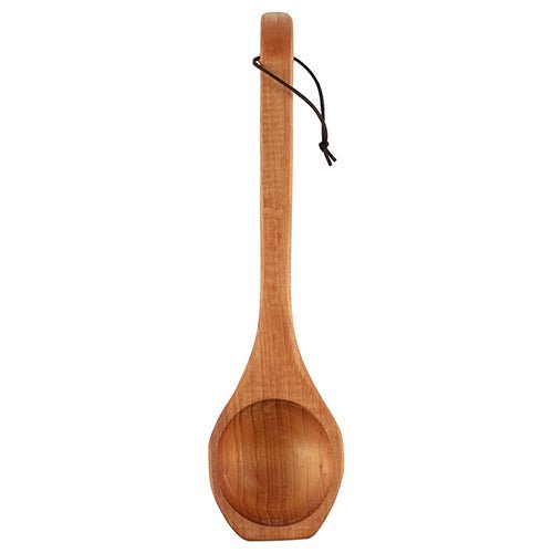 Rento alder wood sauna ladle designed for easy water serving in traditional steam rooms
