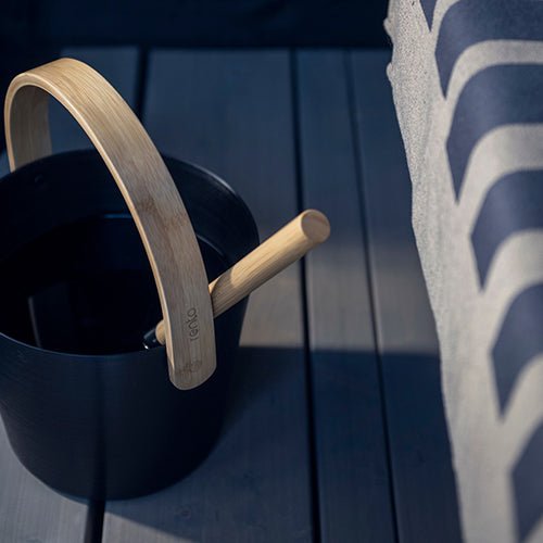 Rento Curved Handle Sauna Bucket - My Luxury Home Spa