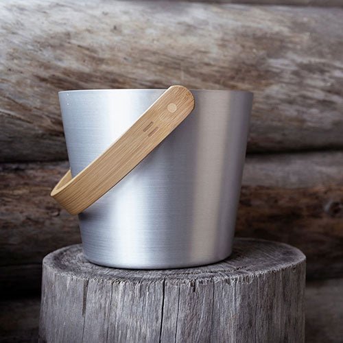 Rento Curved Handle Sauna Bucket - My Luxury Home Spa