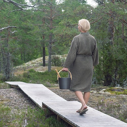 Rento Curved Handle Sauna Bucket - My Luxury Home Spa