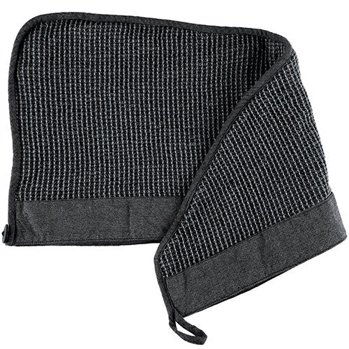 Rento Kenno hair towel in dark gray, designed for quick drying and easy styling of wet hair