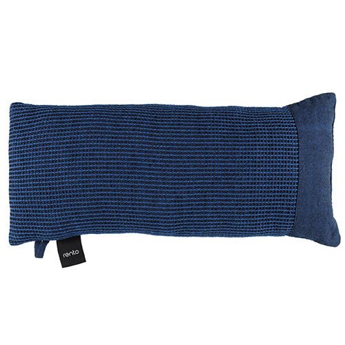 Rento Kenno sauna pillow in dark blue with textured design for comfortable relaxation